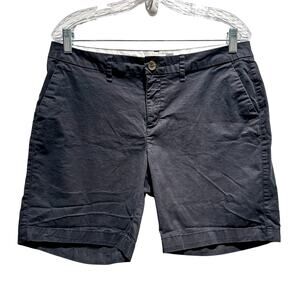 Old Navy Everyday Short 7” Inseam Black Chino Women’s Sz 8 pre loved